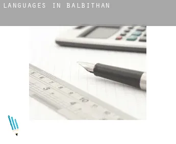 Languages in  Balbithan