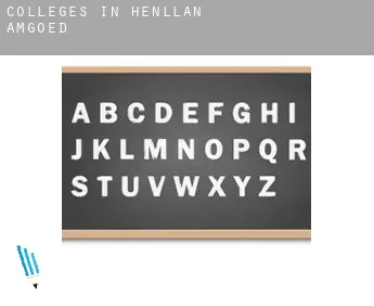 Colleges in  Henllan Amgoed