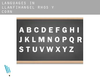 Languages in  Llanfihangel-Rhos-y-corn