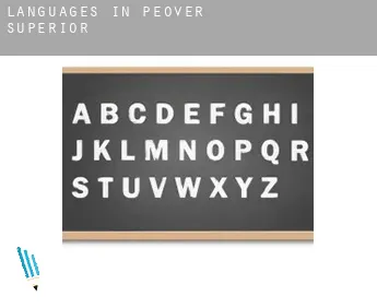 Languages in  Peover Superior
