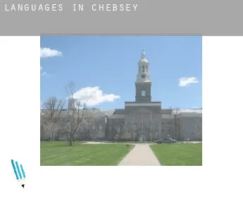 Languages in  Chebsey