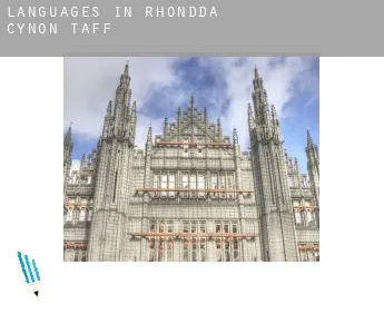 Languages in  Rhondda Cynon Taff (Borough)