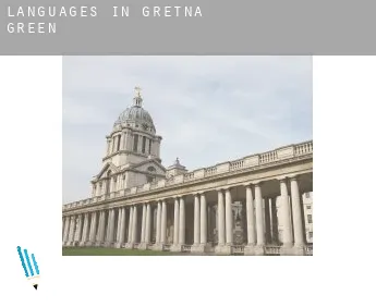 Languages in  Gretna Green