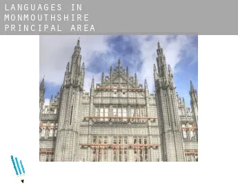 Languages in  Monmouthshire principal area