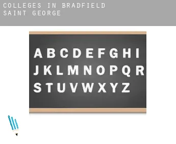 Colleges in  Bradfield Saint George