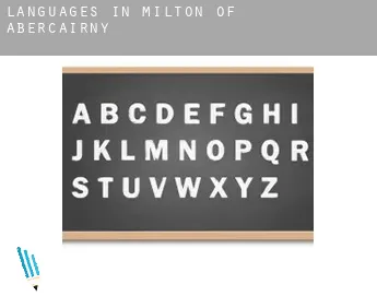 Languages in  Milton of Abercairny